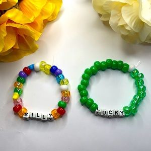 2 Hand Crafted Bracelets